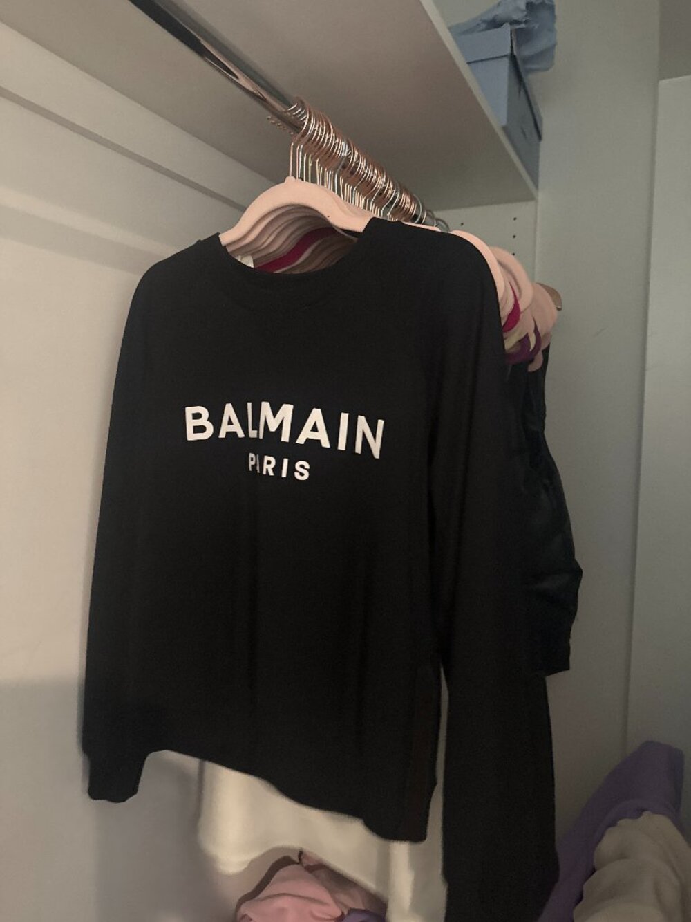 Balmain Logo Sweatshirt Size Small Excellent Condition